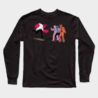 Rock Labster Vs Lesser Known Villains Long Sleeve T-Shirt